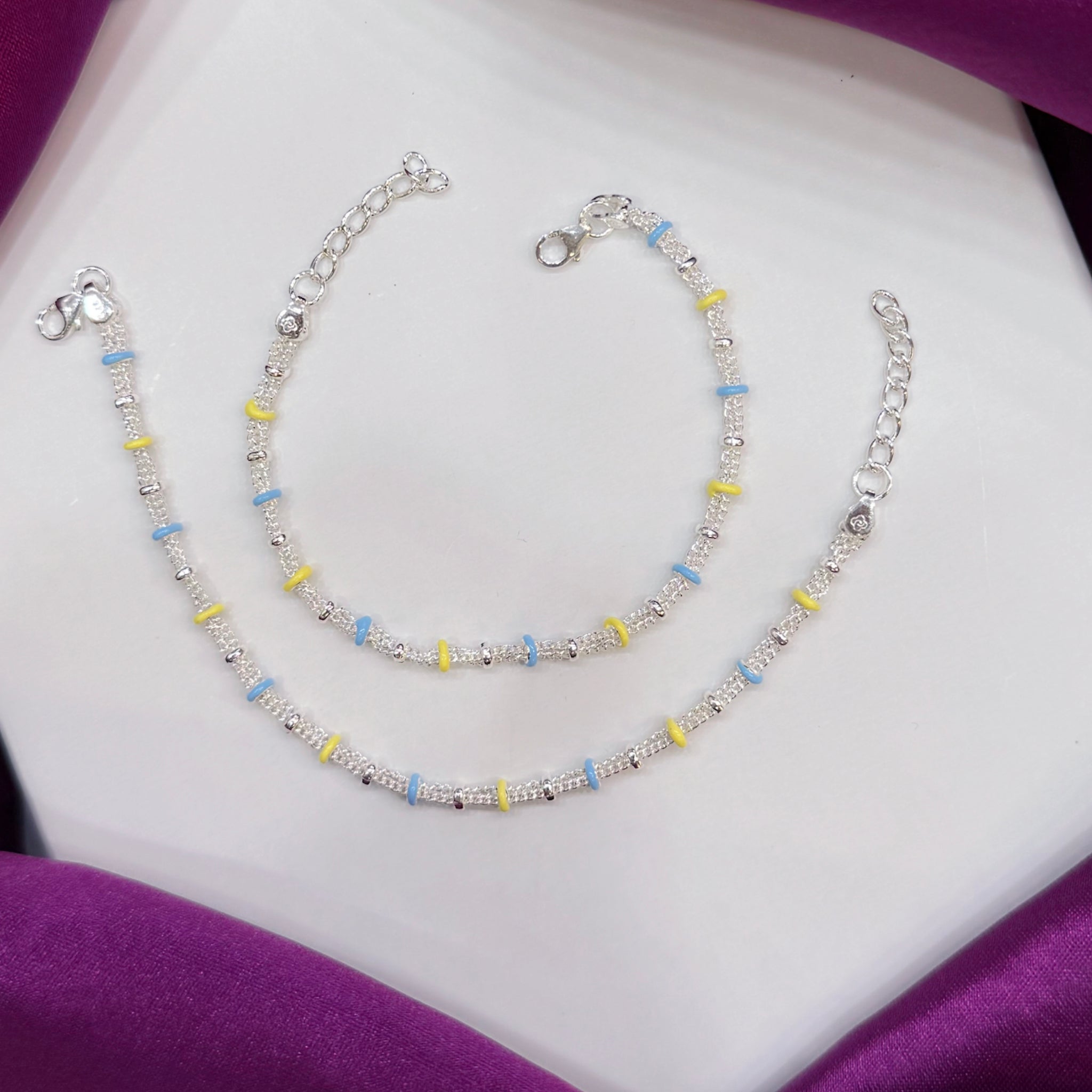 PURE SILVER KIDS ANKLET