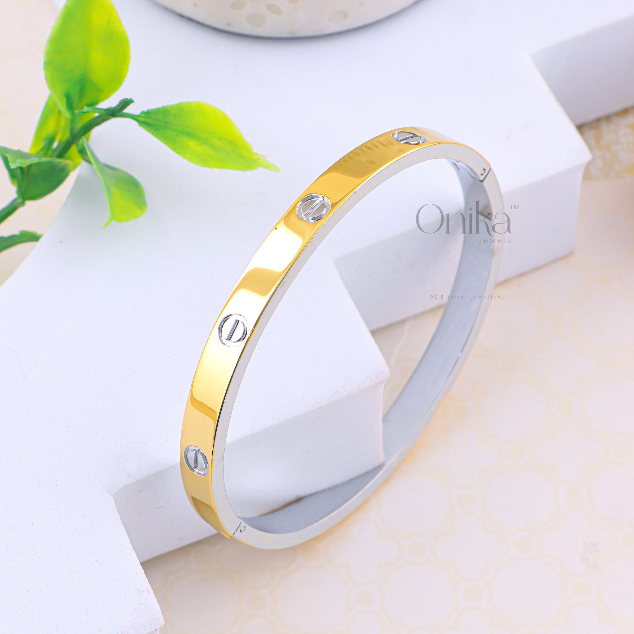 PURE SILVER MENS KADA