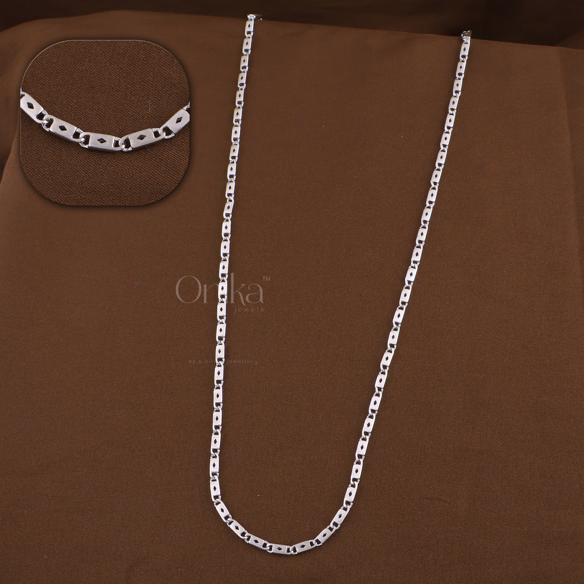 PURE SILVER MENS CHAIN