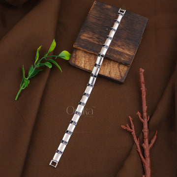 PURE SILVER MENS BRACELETE