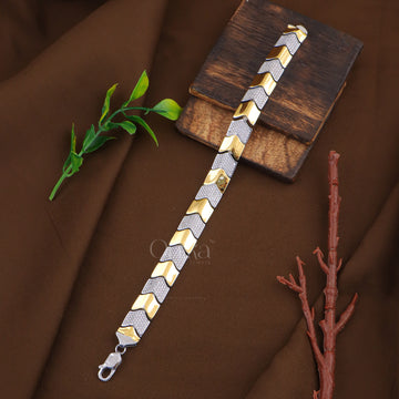 PURE SILVER MENS BRACELETE