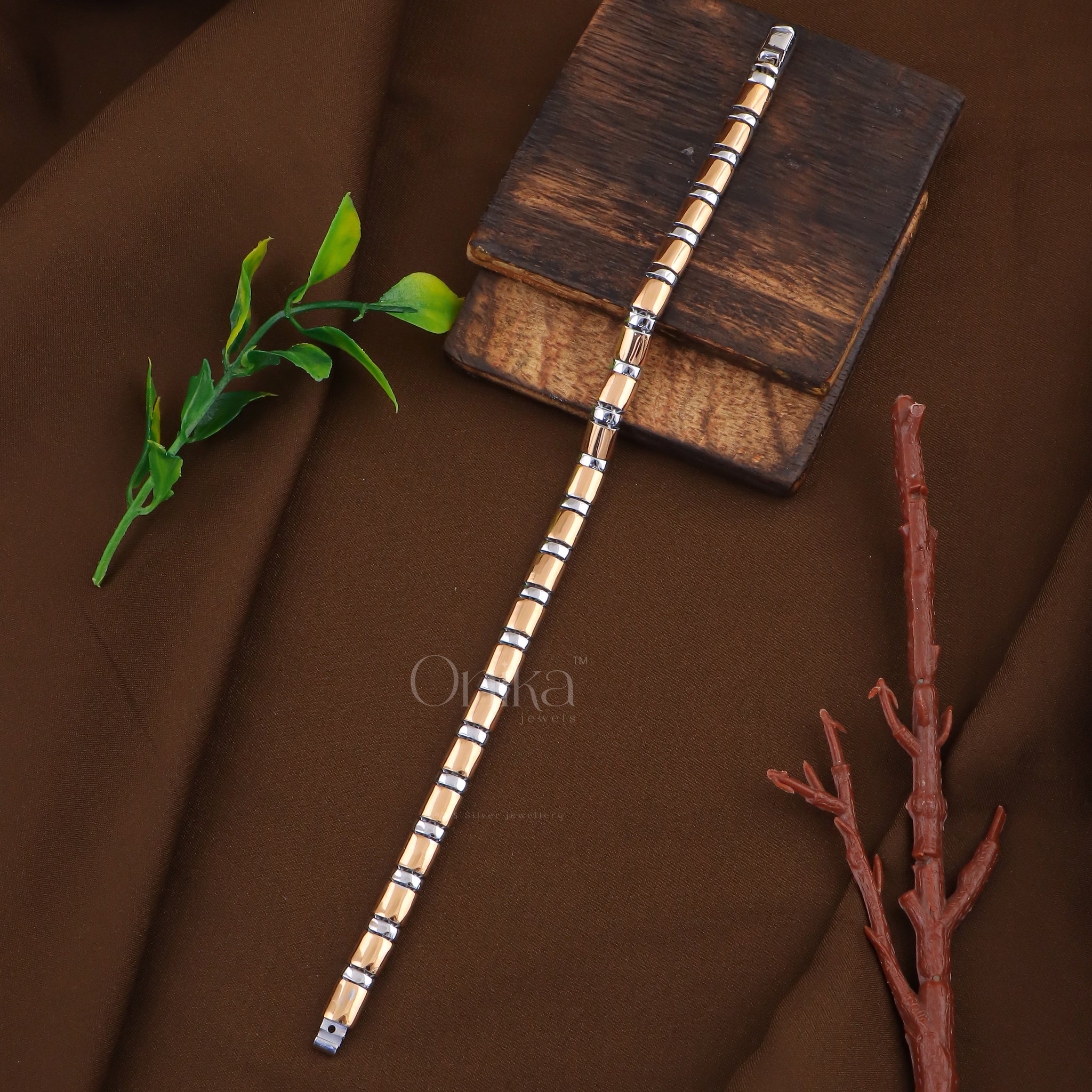 PURE SILVER MENS BRACELETE