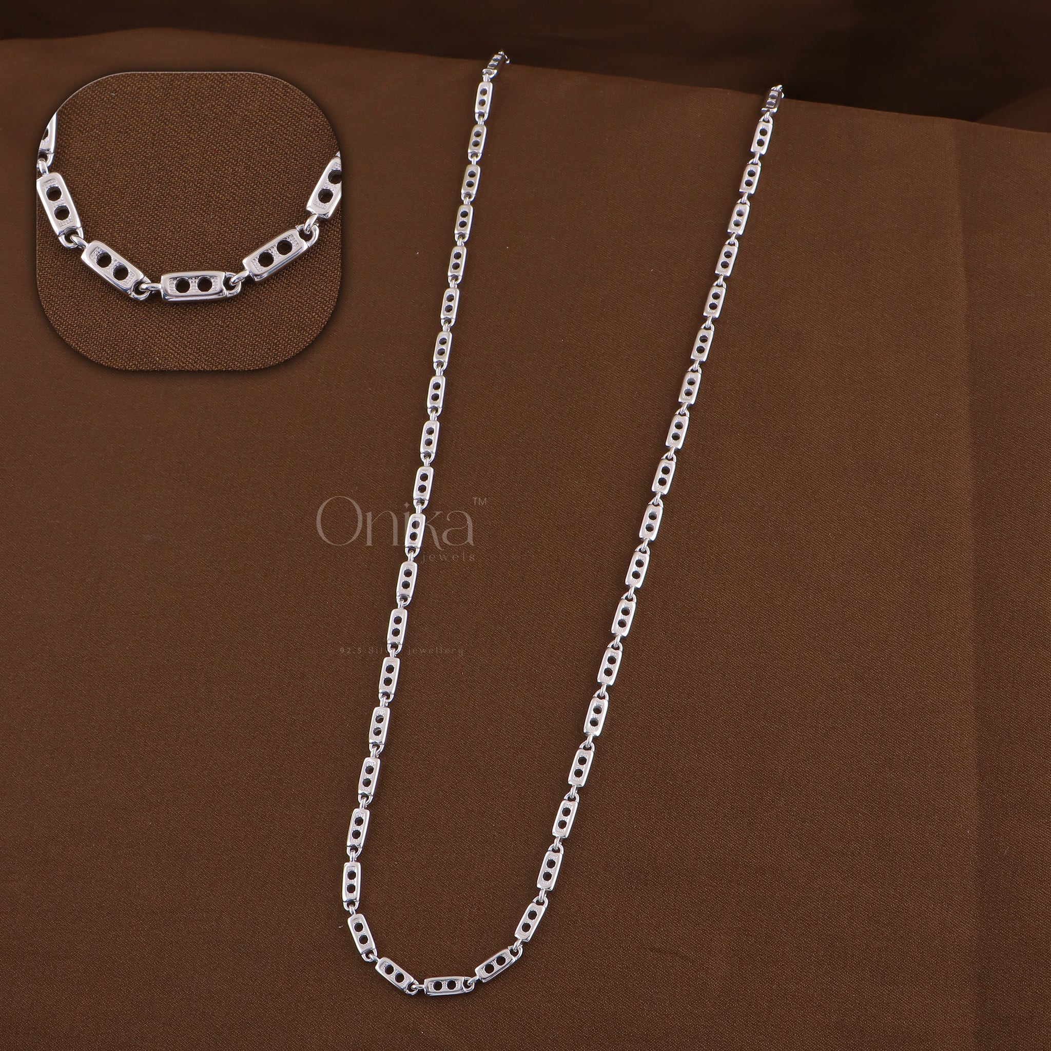 PURE SILVER MENS CHAIN