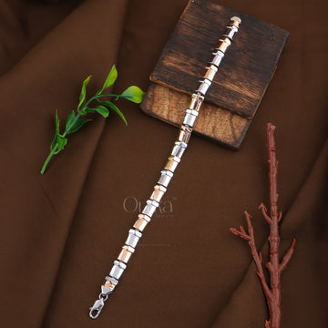 PURE SILVER MENS BRACELETE