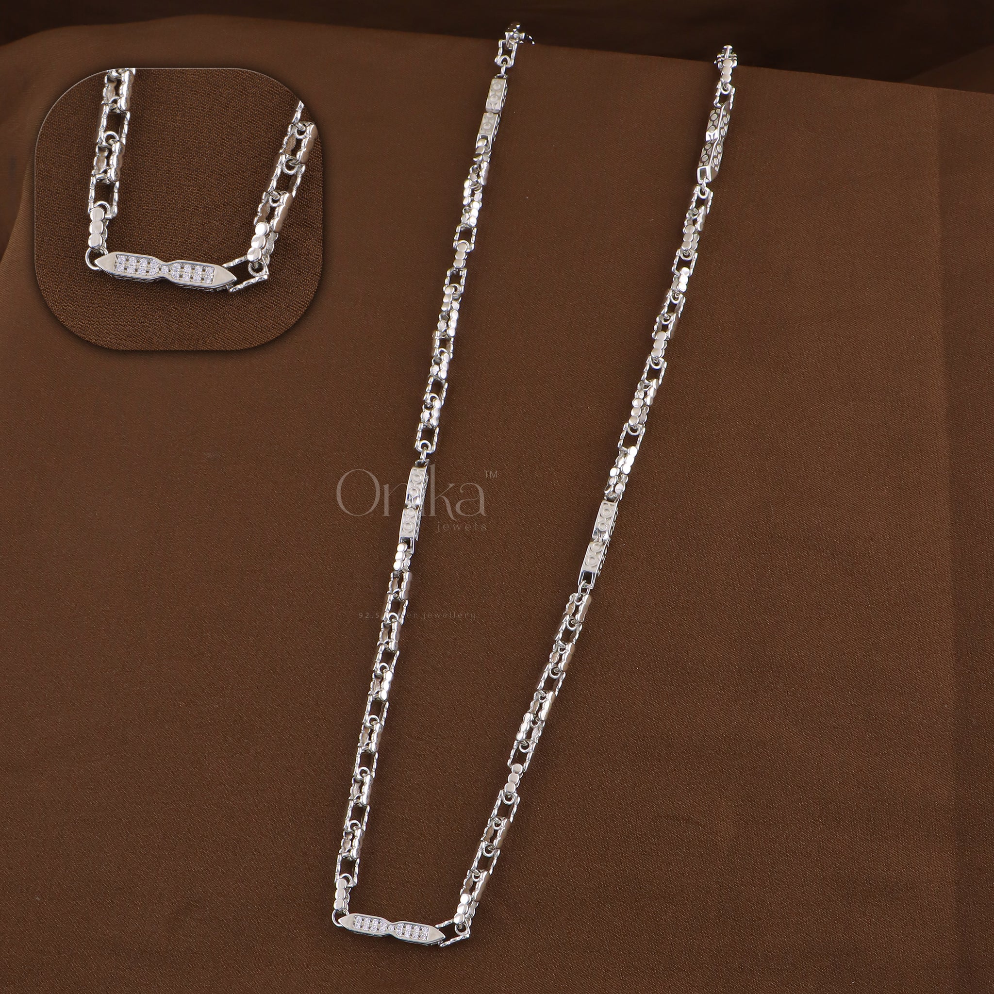 PURE SILVER MENS CHAIN