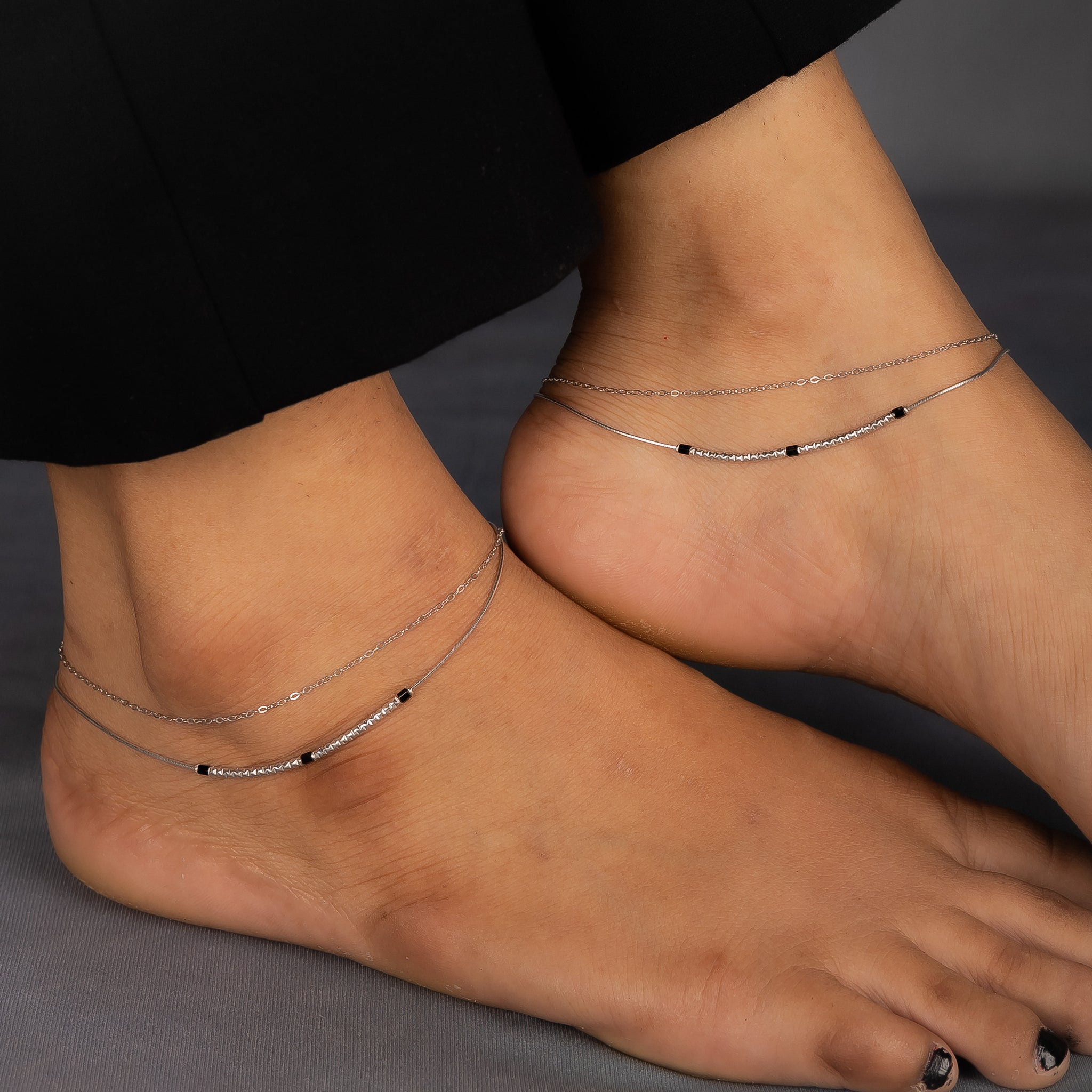 PURE SILVER ANKLET